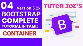 Container in Bootstrap 5  | Tutor Joe's | Tamil