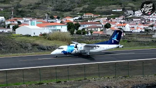 Landing at Corvo island