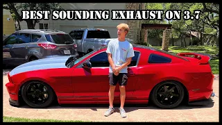 Best sounding exhaust for your 3.7 v6 mustang