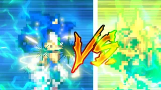 ultra Sonic vs enerjak|animação em sprites|