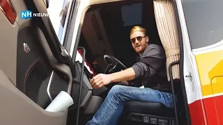 Martijn vlogt over zijn leven als trucker