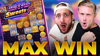 INSANE MAX WIN ON RETRO SWEETS - BONUS BUY - WITH CASINODADDY 🍭🍬