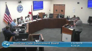City of Clearwater - Municipal Code Enforcement Board 4/24/24