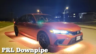 PRL Downpipe & Cobra Cai Combo (Sound Clips) On 11th Gen Civic Si