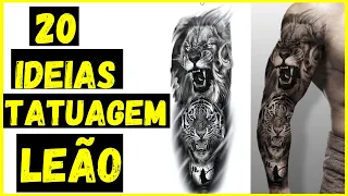 Tatuagem de Leão: 20 Ideias Tatuagens de Leão para Você se Inspirar