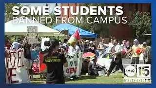 15 ASU students now banned from campus after arrests from weekend protest