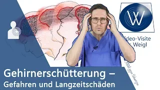 Gehirnerschütterung: Welche Gefahren entstehen und gibt es Langzeitschäden? Typische Symptome!