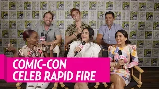 Celebrity Rapid fire Comic Con