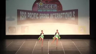 2015 PDC Asia Pacific Grand Internationals Gold Coast - Jnr Pom Duo   Emma & Kya 1st Place