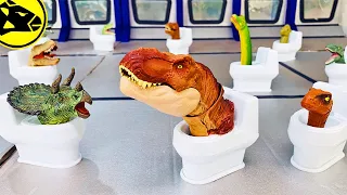 Dinosaur Skibidi Toilets