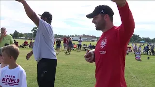 Baker Mayfield returns to Norman to host football camp
