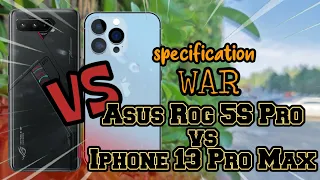 Asus Rog Phone 5S Pro vs Iphone 13 Pro Max! Price and Specification Comparison