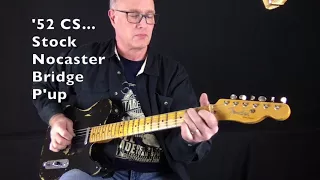 Telecaster Pickup Comparison Demo  - Vintage, Fender, Kinman, Barden