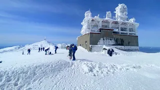 Jasna Chopok - Ski 1-5-14 The longest run, 5,5 Km 1060 m descent. Smooth, Gimbal 4K sunny weather