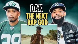 AMERICAN RAPPER REACTS TO -Dax - "THE NEXT RAP GOD" [One Take Video]