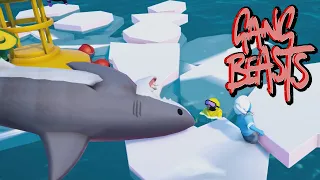 Shark is HANGRY!!! - GANG BEASTS [Melee] PS5 Gameplay