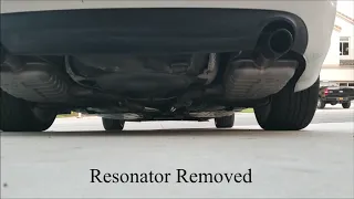 Audi A4 (B7) Resonator Delete