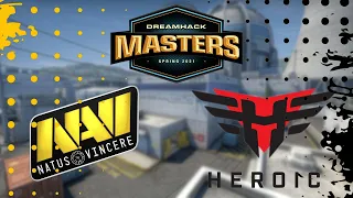 Heroic vs. Natus Vincere [Nuke] Map 2 - DreamHack Masters Spring 2021 - Semifinals