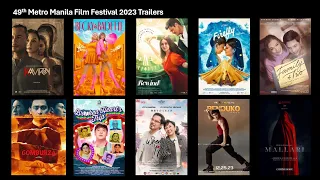 MMFF 2023 Entries Full Trailers  | ALL MOVIES | 49th Metro Manila Film Festival
