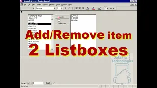 Listbox trick in Access to Add or Remove items ~ DataPig
