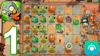 Plants vs. Zombies 2 - Gameplay Walkthrough Part 1 - Ancient Egypt: Days 1-3 (iOS, Android)