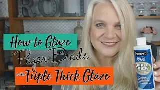 Triple Thick Glaze for Paper Beads