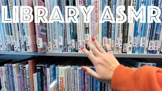 ASMR: In The Library: Tapping, Tracing, Scratching, on Books 📚