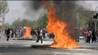 Chile student protests end in violence