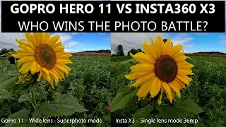 GoPro Hero 11 vs Insta360 X3 Photo battle! Which is the best allrounder?