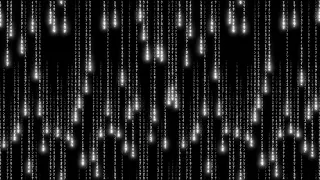 The Matrix Code Rain ( White )