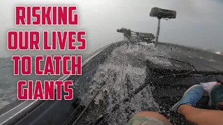 Risking our lives to catch GIANTS on Lake St.Clair (Part 1of 2)