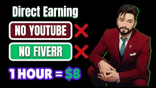 No Youtube No Fiverr 8$/hour | Online Earning in Pakistan From First Day | Monetag Driect Link
