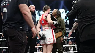 CLARESSA SHIELDS GETS IN THE RING TO CONFRONT SAVANNAH MARSHALL & ATTEMPTS TO GET IN HER FACE