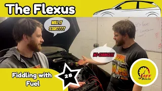 First Start!!! - The Flexus Episode 28 - Ford Focus Twin Turbo V8 Project Car Build