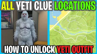 HOW To Unlock The YETI OUTFIT In GTA 5 Online - ALL YETI CLUE LOCATIONS