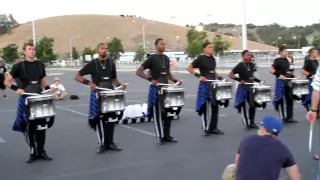 Blue Devils Drumline 2012 in the lot