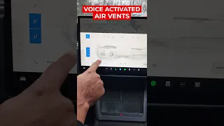 Tesla Voice Activated Vents 🤯