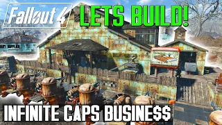 Fallout 4: Sanctuary Hills Business Settlement Build - Infinite Caps - No Mods - No Cheating - Pt 1