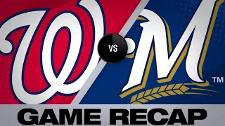 5/7/19: Brewers rally for 6-run 7th inning, beat Nats