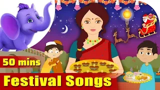 Festival Songs for Kids - Learn about Festivals