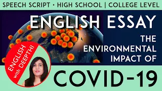 English Essay Effect of COVID-19 on Environment | Impact of Coronavirus on Nature, Climate | School
