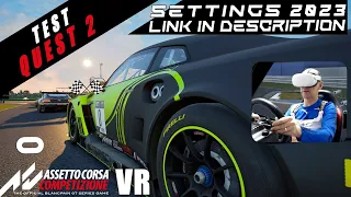 TEST QUEST 2 ASSETTO CORSA COMPETIZIONE VR | Un rendu incroyable, mieux que le Rift S? [Gameplay]