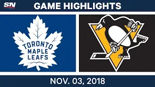 NHL Highlights | Maple Leafs vs. Penguins – Nov. 3, 2018
