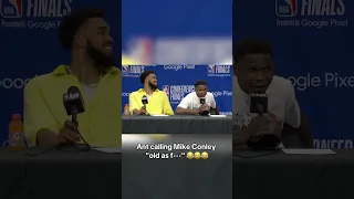 Ant ROASTING Mike Conley 🤣 #shorts