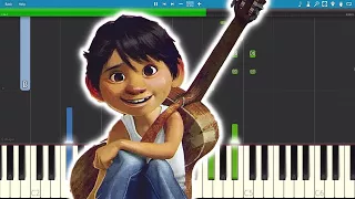 Carlos Rivera - Recuérdame - Coco - Piano Tutorial