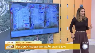 ARROZ JÁ APRESENTA VARIAÇÃO DE PREÇOS