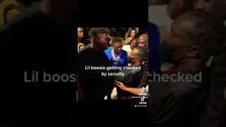 Lil boosie getting checked by security gone wrong