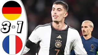 Germany vs France 3 - 1 - All Goals & Highlights - 2024