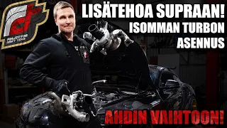 LISÄTEHOA ISOMMALLA TURBOLLA! MKV SUPRA PROJEKTI JATKUU