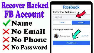 Hack Facebook Account Recovery whitout number & email otp 2023 | facebook recovery 2023 | Hack FB ID